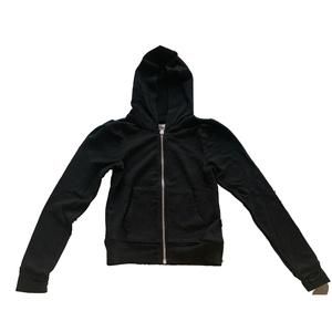 NEW T2LOVE kid's thumb hole zip up hoodie in black